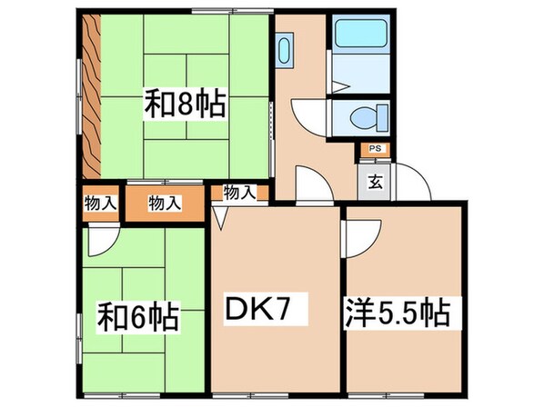 サンベルテ戸塚Ｄの物件間取画像